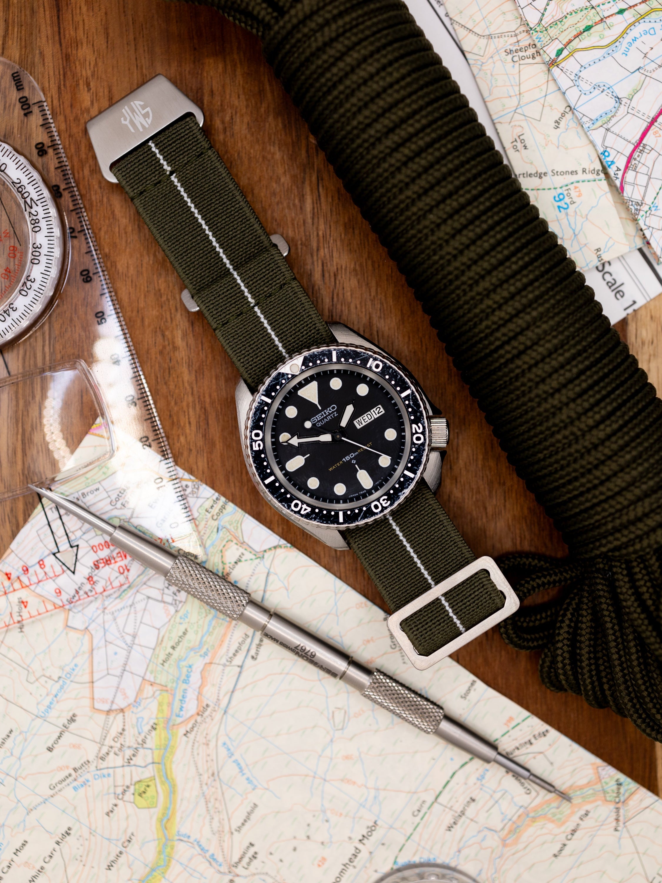Marine Nationale
ネイビー ショート丈ダッフルコート ウール製 Nylon Elastic watch strap, adjustable Marine Nationale