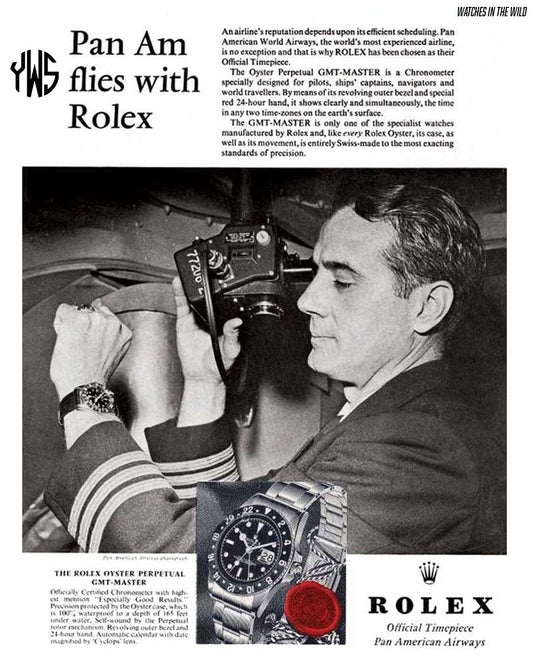 Watches in the Wild : Rolex GMT-Master and Pan Am — The Story of an Aviation Icon