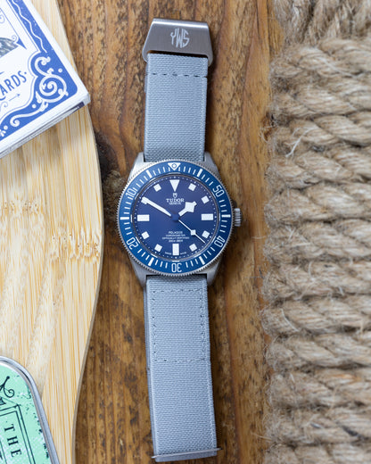 The Trooper Fixed Lugs Elastic Strap - Grey