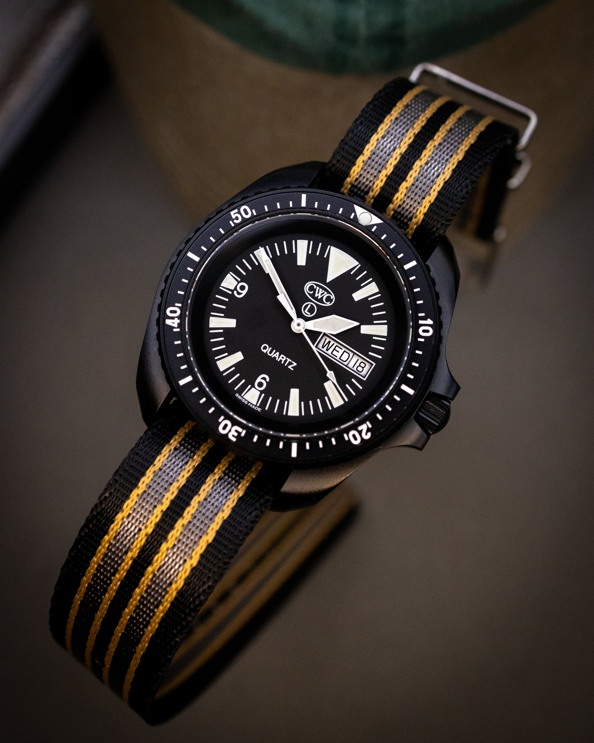 Premium James Bond No Time To Die Single Pass Seatbelt Military Watch Strap