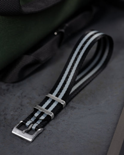 Premium James Bond Spectre Single Pass Seatbelt Military Watch Strap