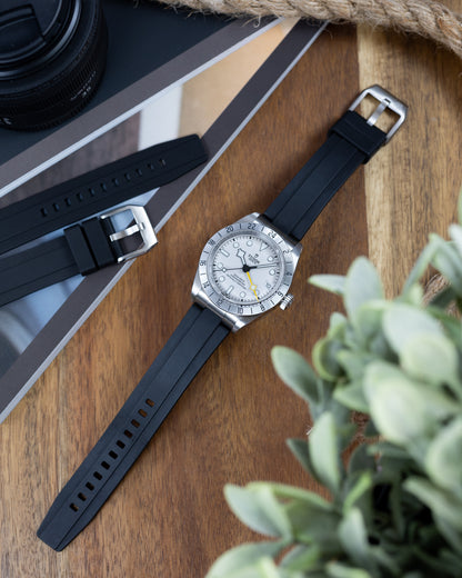 INTEGRA FKM Rubber Strap For Tudor Black Bay Pro