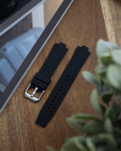 INTEGRA FKM Rubber Strap For Tudor Black Bay Pro