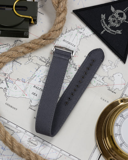 The Nomad Canvas Single Pass - Deployment Clasp - Grey