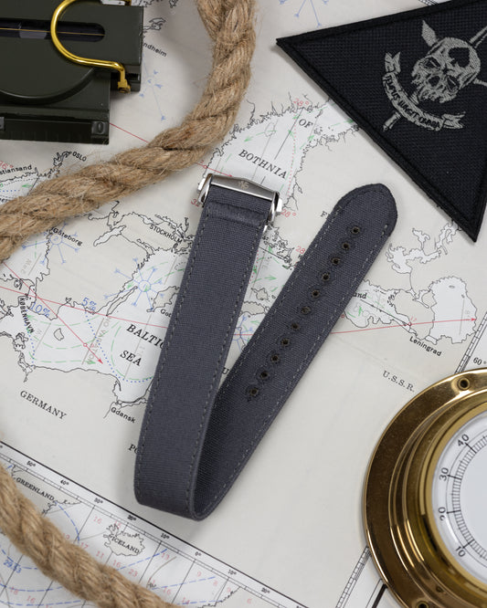 The Nomad Canvas Single Pass - Deployment Clasp - Grey