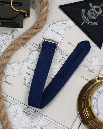 The Nomad Canvas Single Pass - Deployment Clasp - Blue