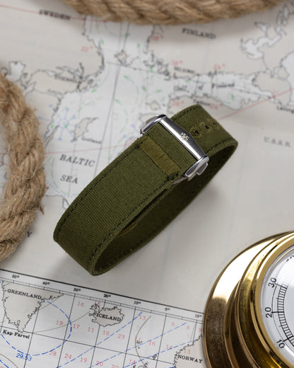 The Nomad Canvas Single Pass - Deployment Clasp - Green