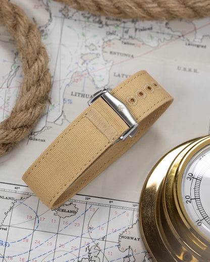 The Nomad Canvas Single Pass - Deployment Clasp - Tan