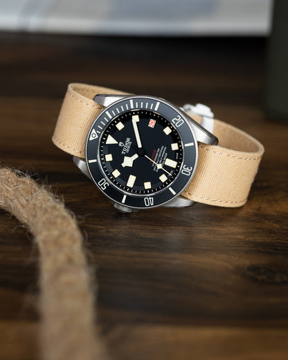 The Nomad Canvas Single Pass - Deployment Clasp - Tan