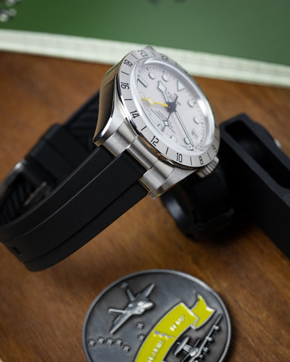 INTEGRA FKM Rubber Strap For Tudor Black Bay Pro