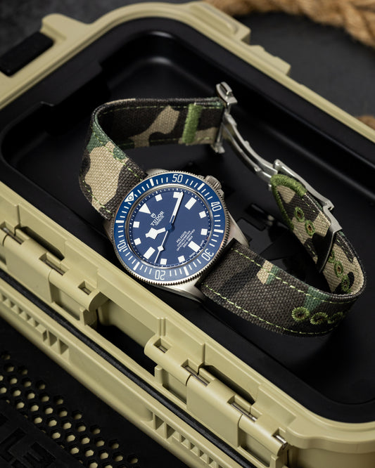 The Nomad Canvas Single Pass - Deployment Clasp - Camo