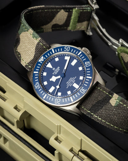 The Nomad Canvas Single Pass - Deployment Clasp - Camo