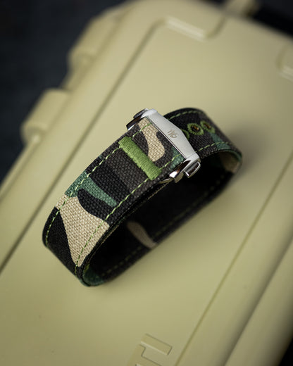 The Nomad Canvas Single Pass - Deployment Clasp - Camo