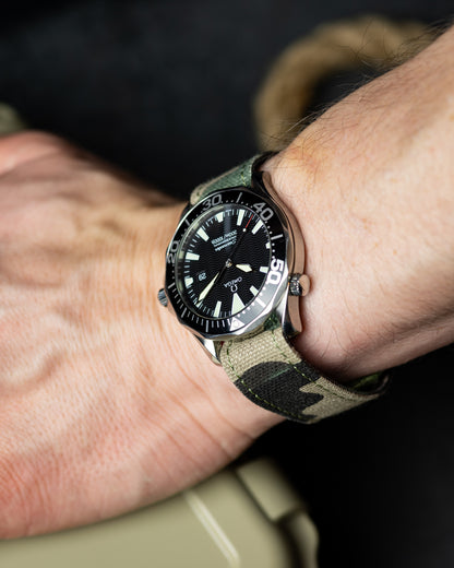 The Nomad Canvas Single Pass - Deployment Clasp - Camo