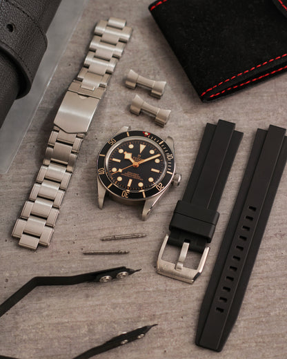 INTEGRA FKM Rubber Strap For Tudor Black Bay 58