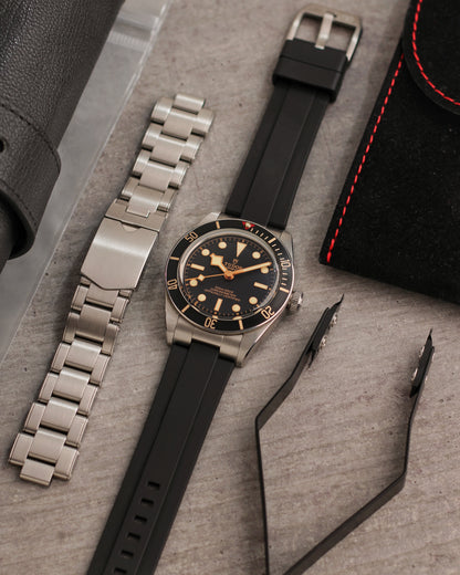 INTEGRA FKM Rubber Strap For Tudor Black Bay 58