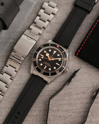 INTEGRA FKM Rubber Strap For Tudor Black Bay 58
