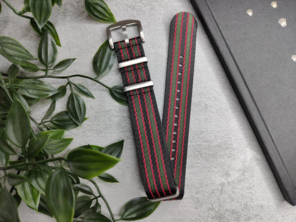 Premium James Bond Goldfinger Seatbelt Military Watch Strap