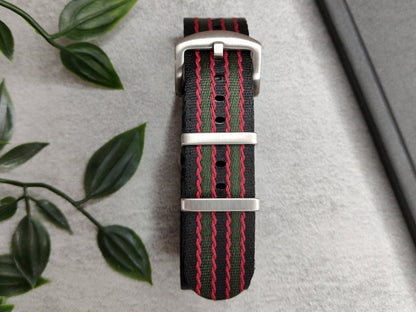 Premium James Bond Goldfinger Seatbelt Military Watch Strap