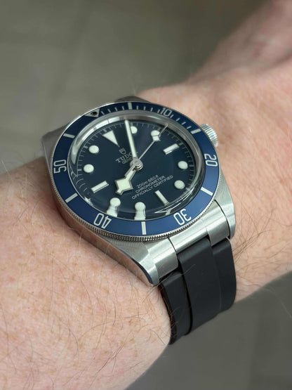 INTEGRA FKM Rubber Strap For Tudor Black Bay 58